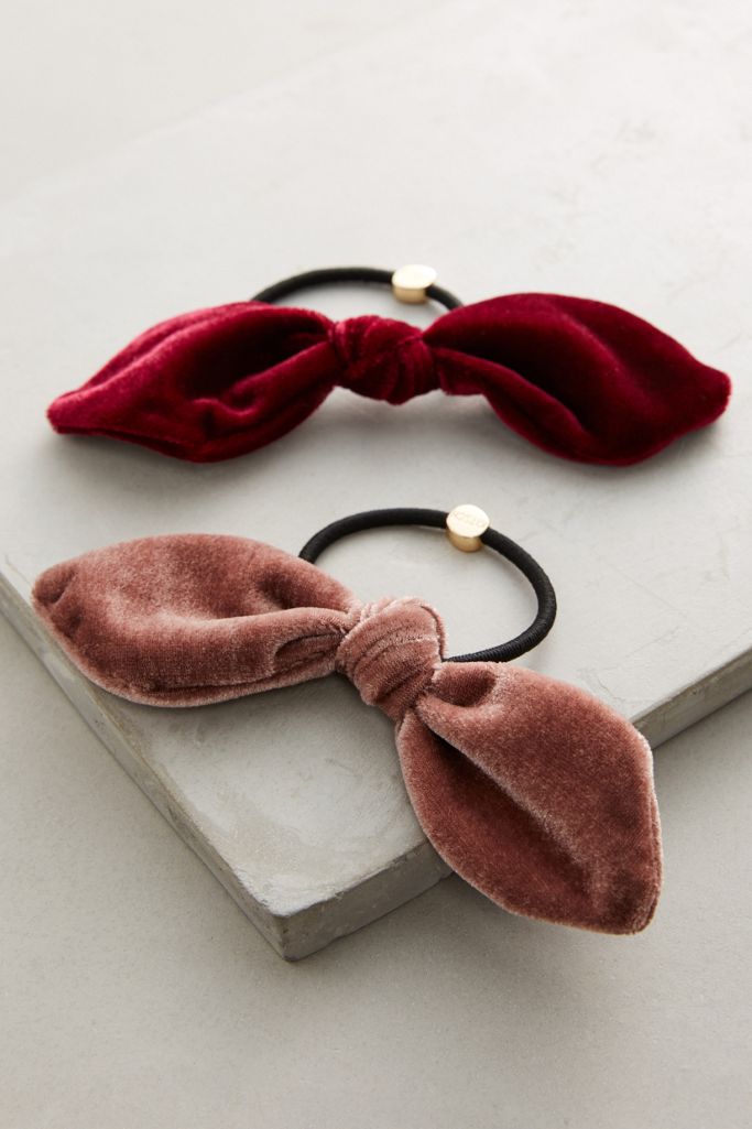 Velvet Bow Pony Holders Anthropologie