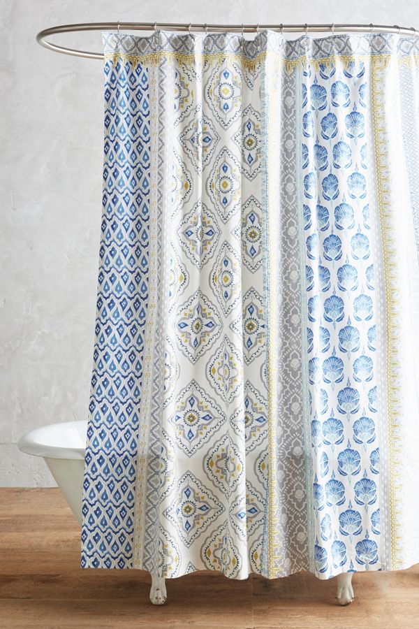 Azule Shower Curtain Anthropologie