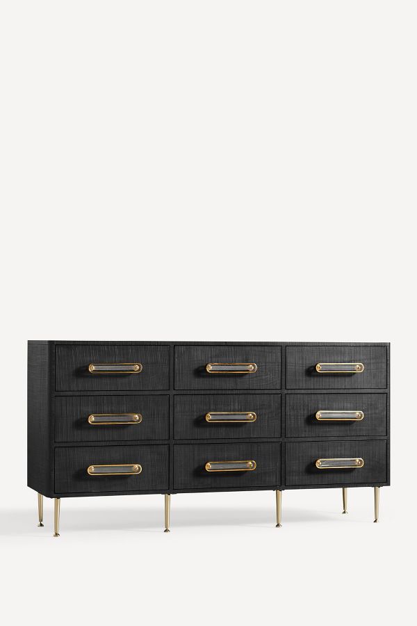 Slide View: 1: Odetta Nine-Drawer Dresser