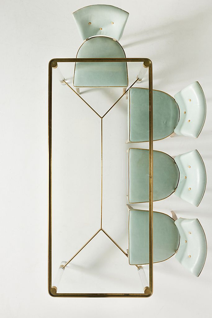 Oscarine Lucite Dining Table Anthropologie