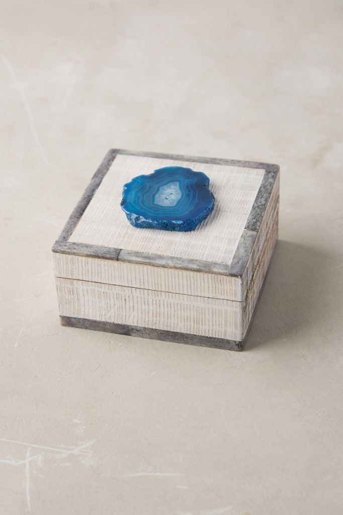 AgateTopped Jewelry Box Anthropologie