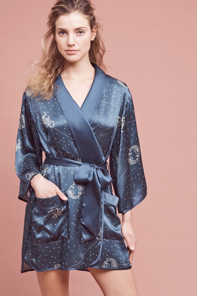 Dear Bowie Astrology Kimono Robe Anthropologie
