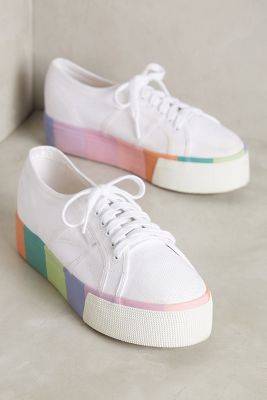 superga colorful platform