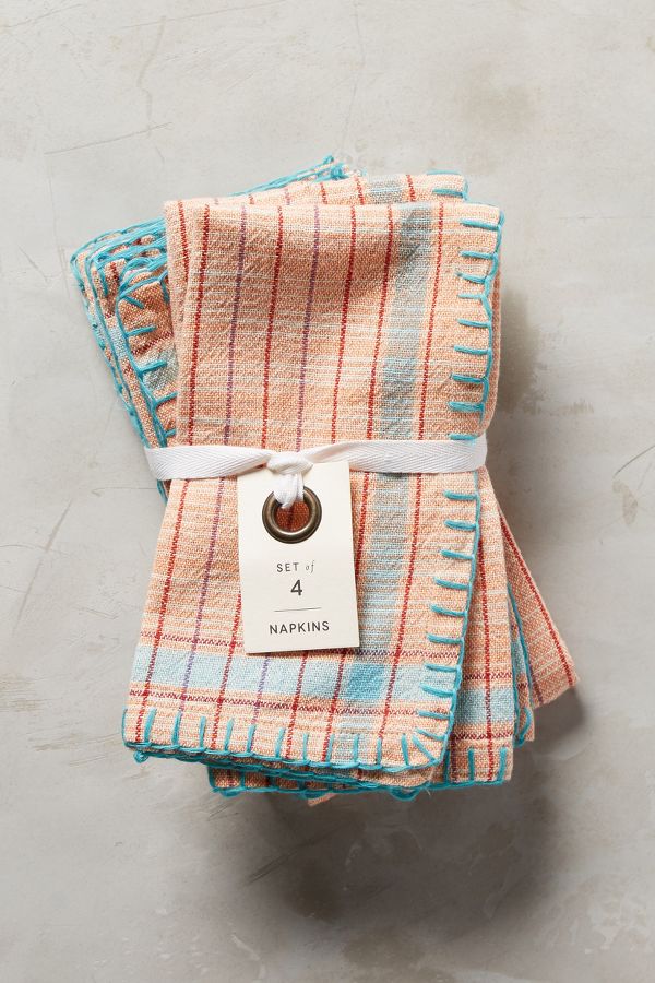 Madras Napkin Set | Anthropologie