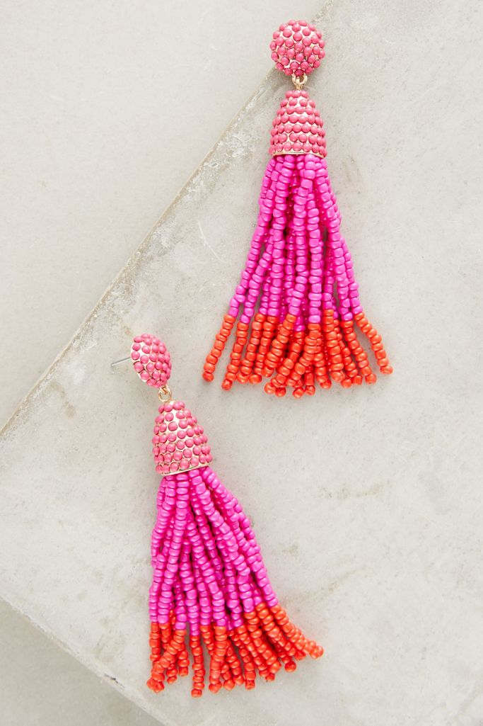 Tricolor Pinata Drop Earrings | Anthropologie