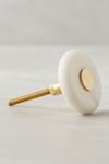 Thumbnail View 1: Brass & Marble Knob