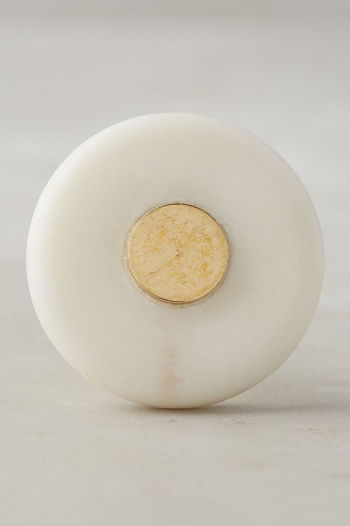 Brass & Marble Knob Anthropologie