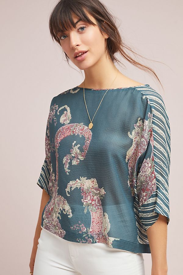 Slide View: 1: Louise Silk Blouse