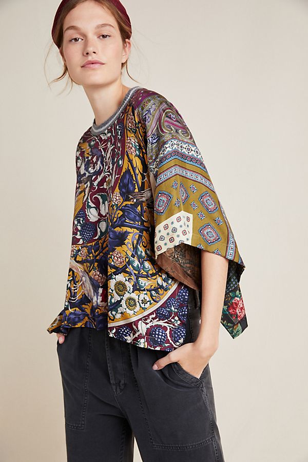 Slide View: 1: Bastille Silk Blouse
