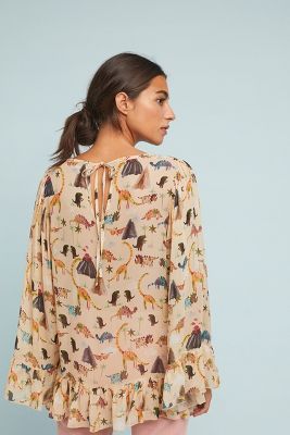 anthropologie dinosaur dress