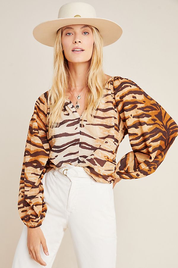 Slide View: 1: Wilder Peasant Blouse