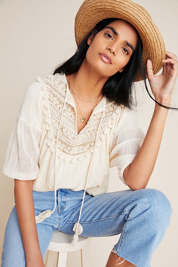 Slide View: 1: Candide Lace Blouse