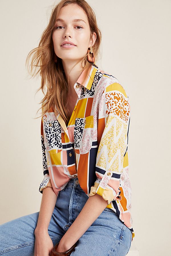 Slide View: 1: Diane Woven Buttondown