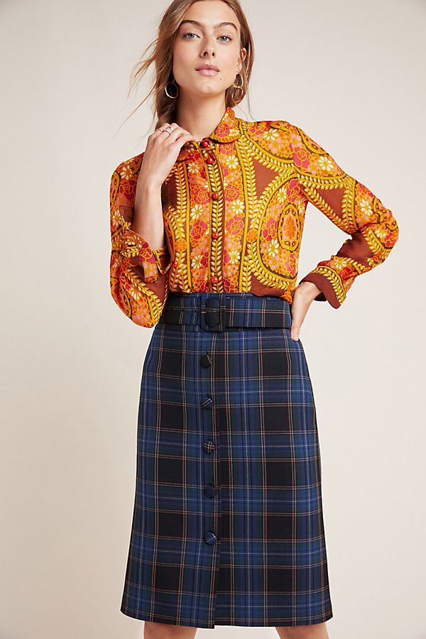 Slide View: 1: Anna Sui Berkeley Buttondown