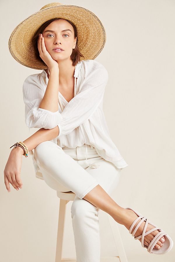Slide View: 1: Lena Peasant Blouse