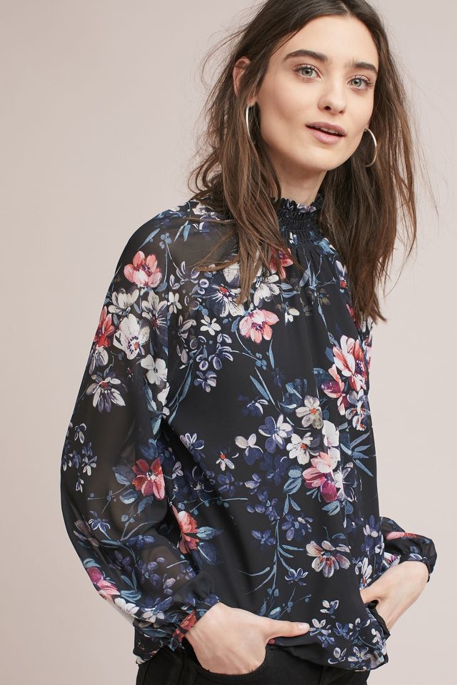 Yumi Kim Memphis High-Neck Blouse | Anthropologie