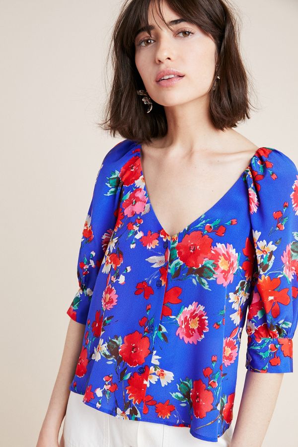 Yumi Kim Fiona Silk Blouse | Anthropologie