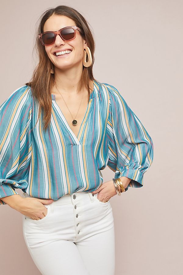 Slide View: 1: Brenda Peasant Top
