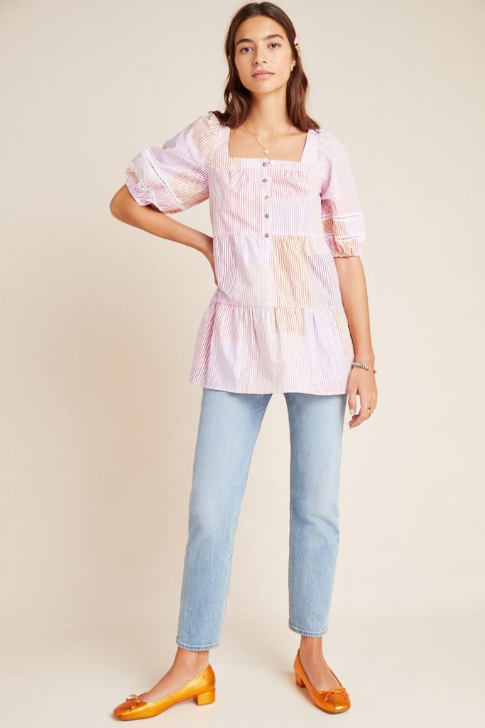 Gable Tiered Tunic | Anthropologie