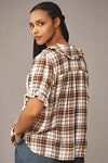 Thumbnail View 6: The Keira Collared Button-Front Blouse by Pilcro: Plaid Edition