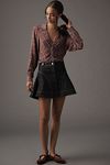 Thumbnail View 3: The Keaton Ruched Collared Blouse by Pilcro