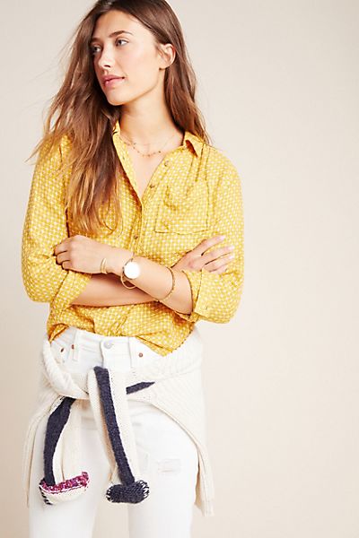Isadora Button-Back Tunic