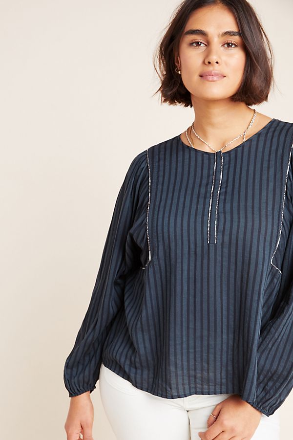 Slide View: 1: Rozanna Peasant Blouse