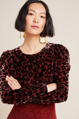 anthropologie leopard dress