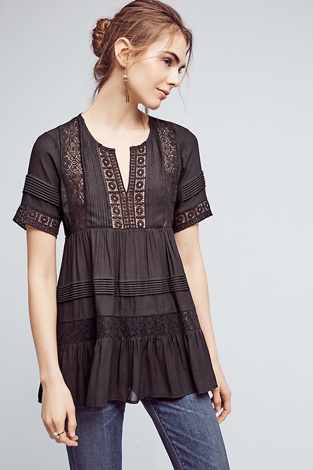 Tiered Lace Tunic | Anthropologie