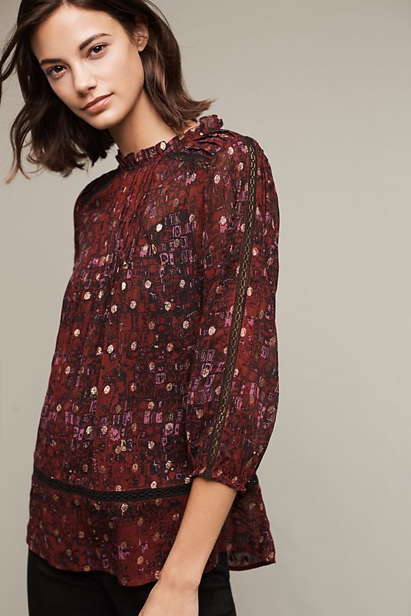 Winterberry Blouse | Anthropologie