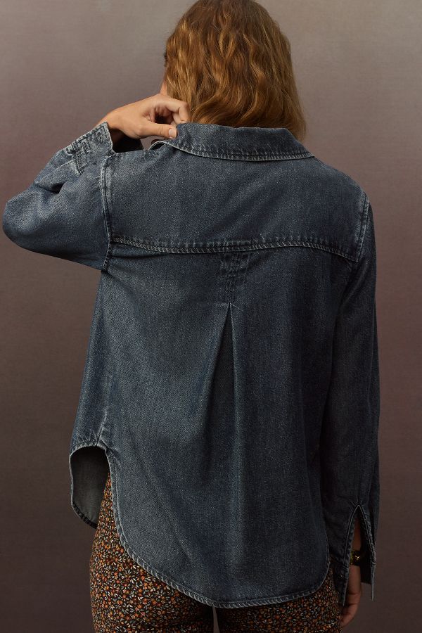 Slide View: 2: Cloth & Stone Denim Buttondown Shirt