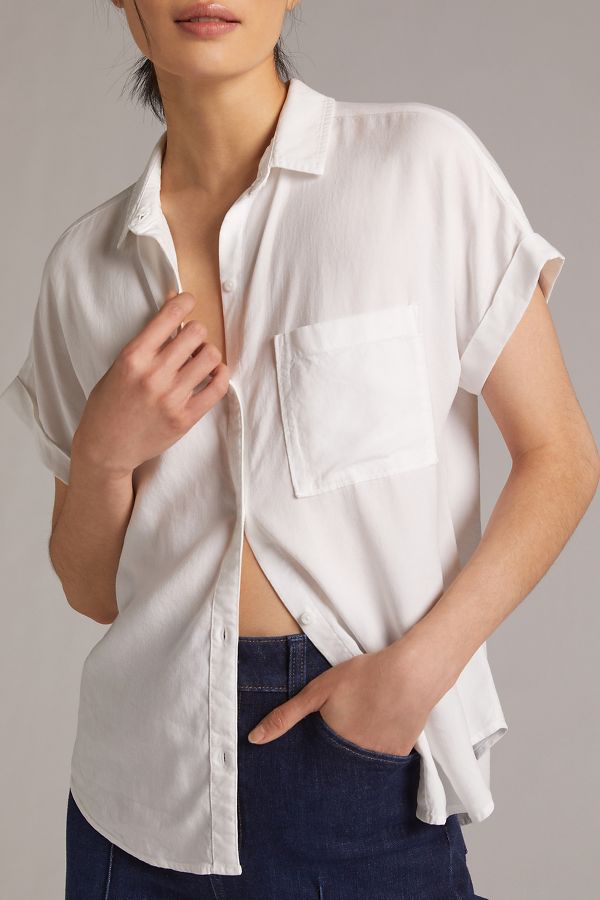 Slide View: 8: Cloth & Stone Breezy Buttondown Shirt