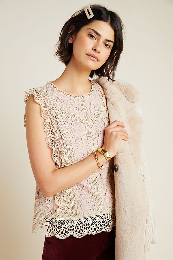 Slide View: 1: Sydney Lace Blouse