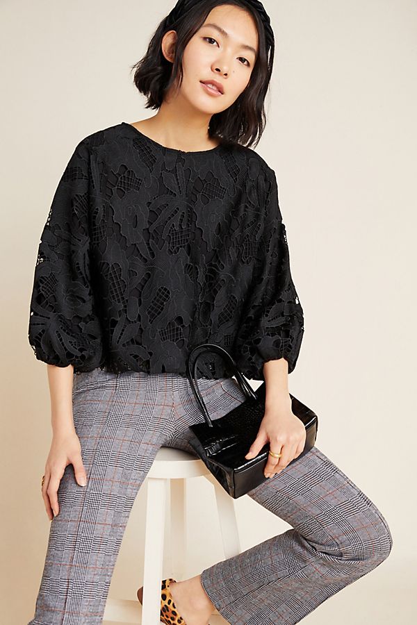 Slide View: 1: Annmarie Lace Blouse