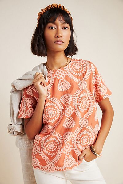 Coralie Embroidered Blouse