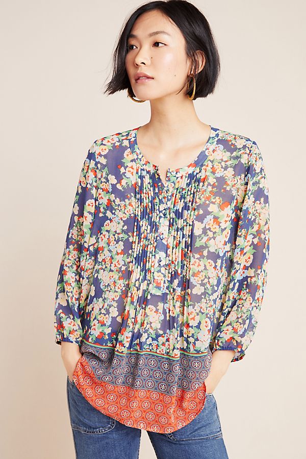 Slide View: 1: Mareike Peasant Blouse