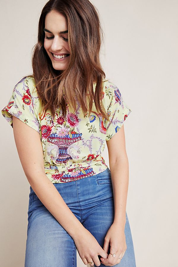 Slide View: 1: Garden Silk Blouse