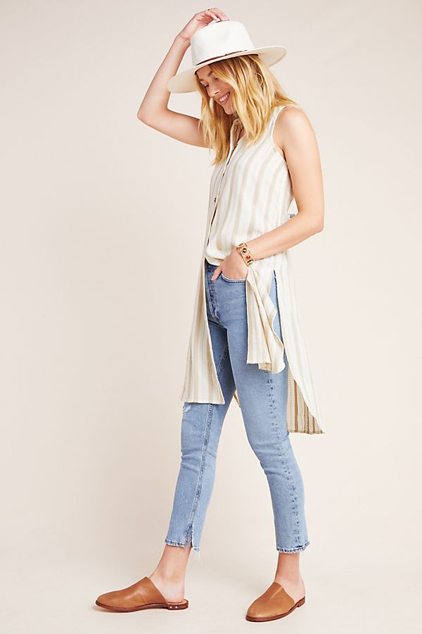 Slide View: 1: Delphine Textured Tunic