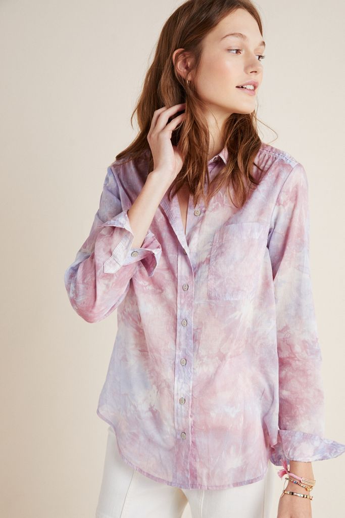 The Cate Classic Tie-Dye Buttondown