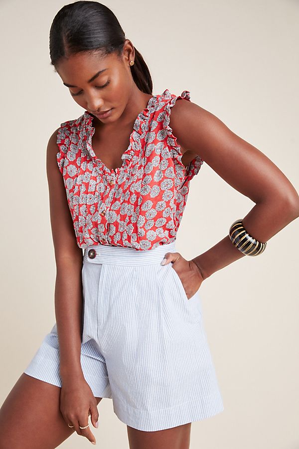 Slide View: 1: Rayne Sleeveless Buttondown