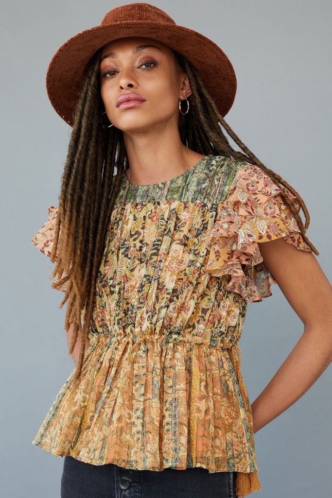 Lara PIntucked Blouse | Anthropologie