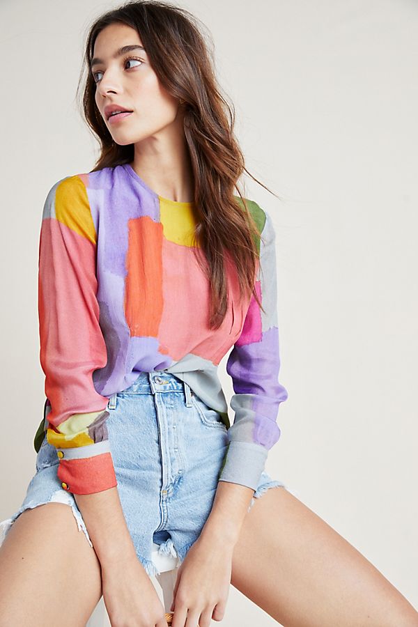 Slide View: 1: Pastel Blouse