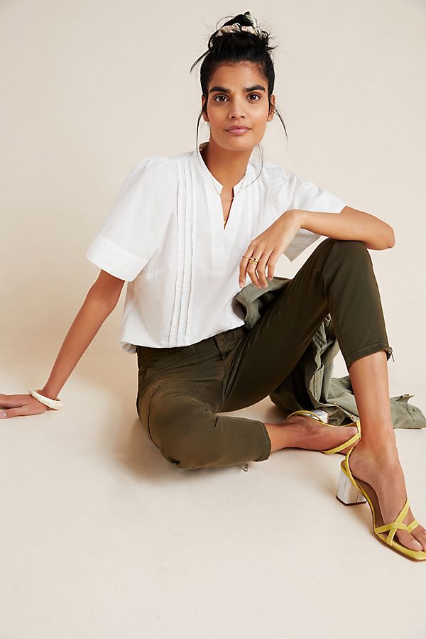 Slide View: 1: Keely Pintucked Blouse