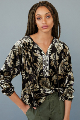 anthropologie peasant blouse