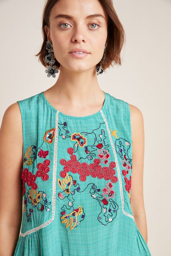 Tropez Embroidered Blouse | Anthropologie