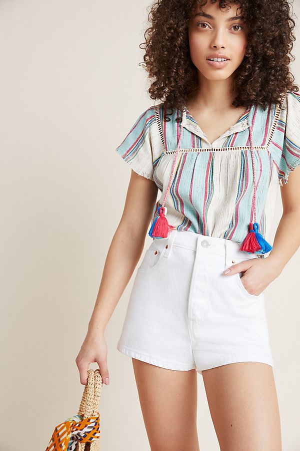Slide View: 1: Lindsay Peasant Top