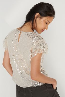 blouse a sequin