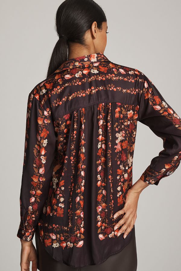 Vista diapositiva: 2: By Anthropologie Relaxed Long-Sleeve Floral Shirt