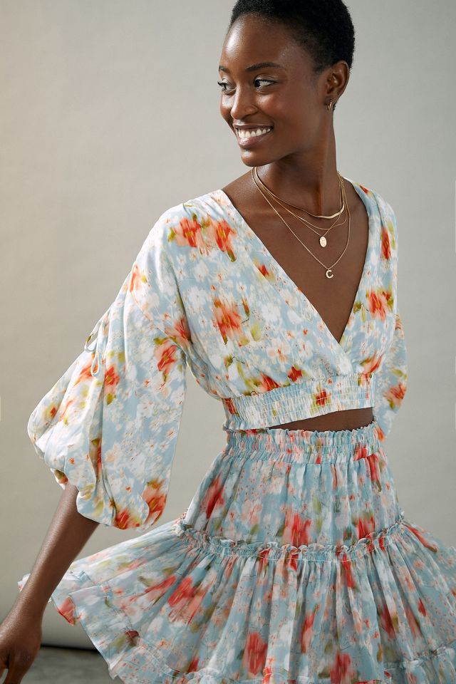Layla Cropped Blouse | Anthropologie