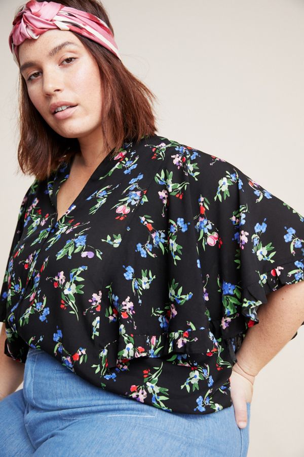 Aveiro Flutter-Sleeved Buttondown